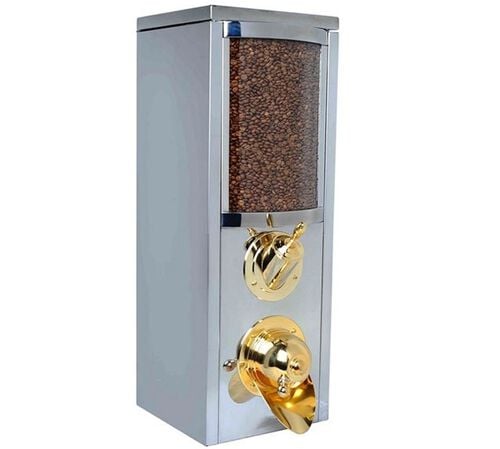 Silo &agrave; caf&eacute; KBN101 en inox (nouveau design) - 8 kg - Kuban Coffee - Tr&egrave;s bon &eacute;tat