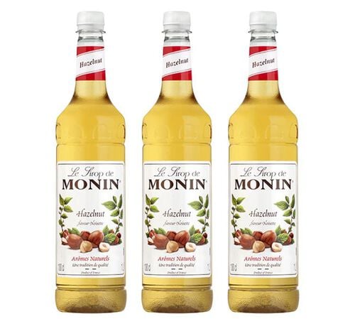 Sirop Noisette Bouteille plastique 3 x 1L - MONIN