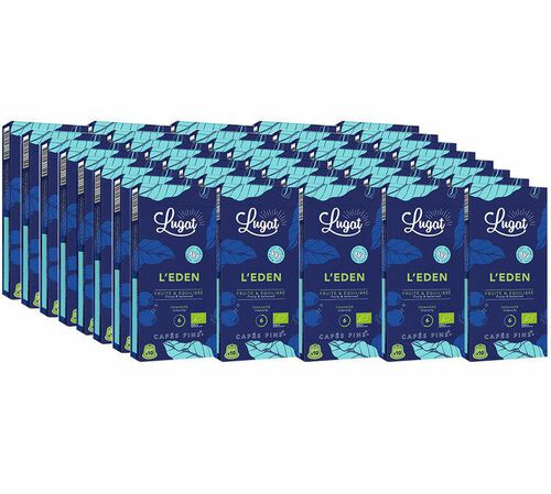 400 capsules compatibles Nespresso* Original L'Eden bio - LUGAT