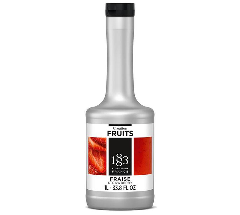 Pur&eacute;e de fruit Fraise - 1 L - Cr&eacute;ation Fruits 1883 ROUTIN image number 0