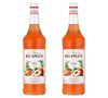 Sirop Monin - P&ecirc;che - 2 x 1 L image number 0