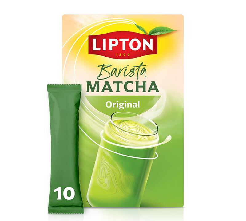 Barista Matcha original avoine - Th&eacute; instantan&eacute; - 10 sticks  - LIPTON image number 2