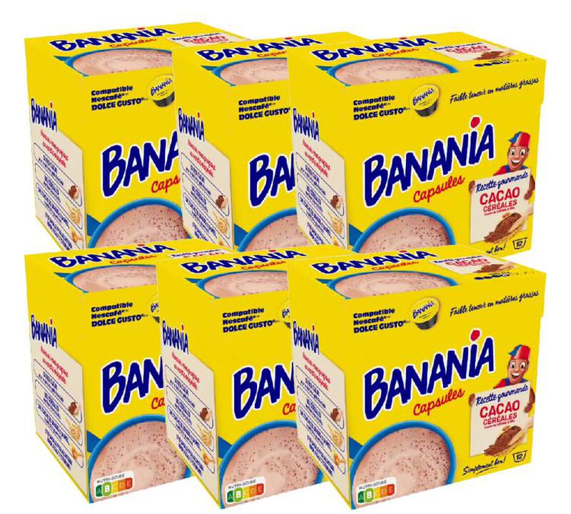 72 capsules compatibles Nescaf&eacute;* Dolce Gusto* Chocolat &ndash; BANANIA image number 0