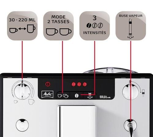 Melitta Caffeo Solo & Milk Argent E 953-102 image number 5