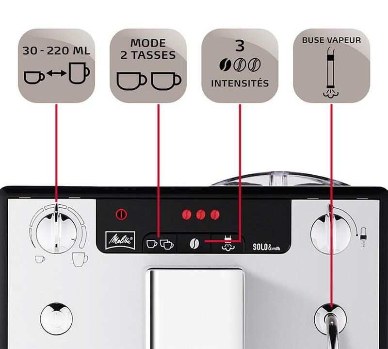 Melitta Caffeo Solo & Milk Argent E 953-102 image number 5
