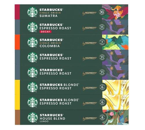 Pack d&eacute;couverte Caf&eacute; 80 capsules compatibles Nespresso* Original - STARBUCKS