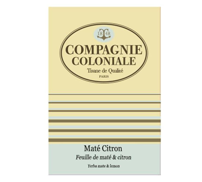 Compagnie Coloniale Lemon Mat&eacute; Tea - 25 tea bags image number 0