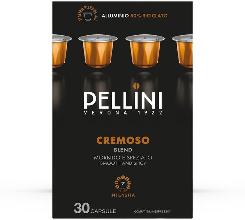 30 Nespresso* Original Compatible Capsules Cremoso &ndash; PELLINI image number 0