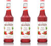 Sirop Fraise des bois Monin - 3x70 cl image number 0