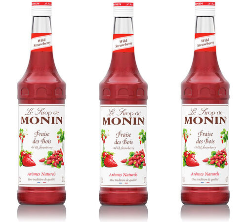 Sirop Fraise des bois Monin - 3x70 cl