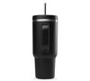 Gourde isotherme avec paille Travel cup noir - 90 cl - QWETCH image number 2