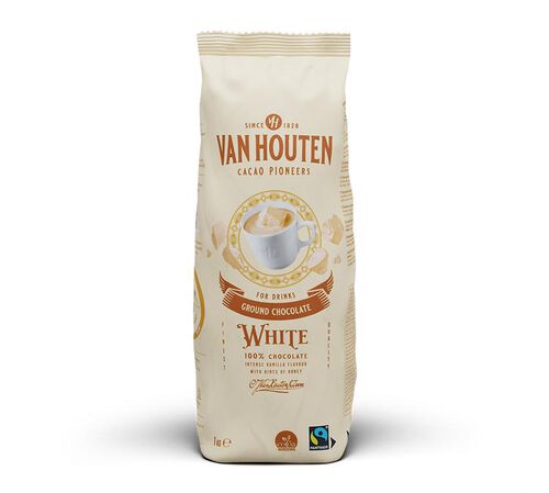 Van Houten Ground White Chocolate White - 1kg