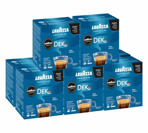 Lavazza Dek Cremoso A Modo Mio coffee pods x 128