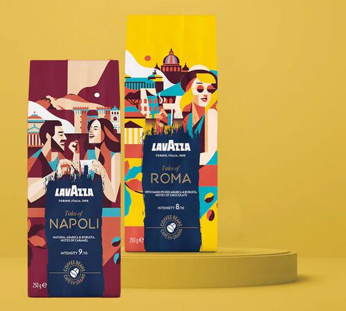 500 g - Caf&eacute; en grain - Pack Tales of Roma et Tales of Napoli - LAVAZZA image number 4