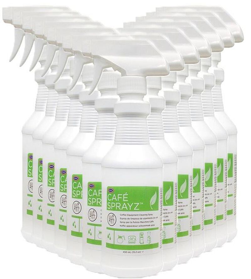 Nettoyant en spray URNEX pour machine &agrave; caf&eacute; 12x450ml image number 0