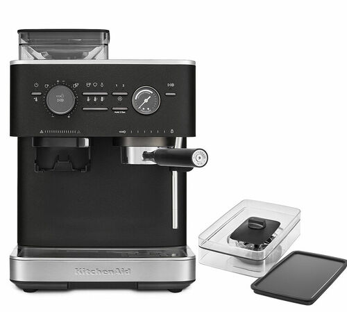 KitchenAid 5KES6551 Macchina semi automatica con macinacaff&egrave; Nera