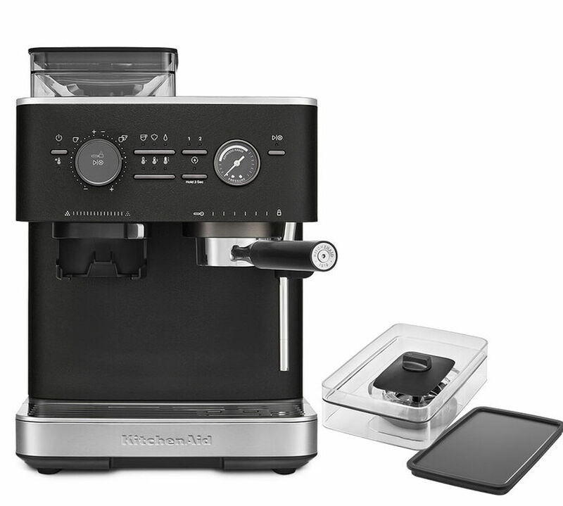 KitchenAid 5KES6551 Macchina semi automatica con macinacaff&egrave; Nera image number 0