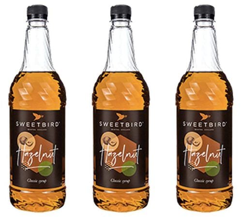 Lot de 3 Sirops - Noisette - 3 x 1L SWEETBIRD