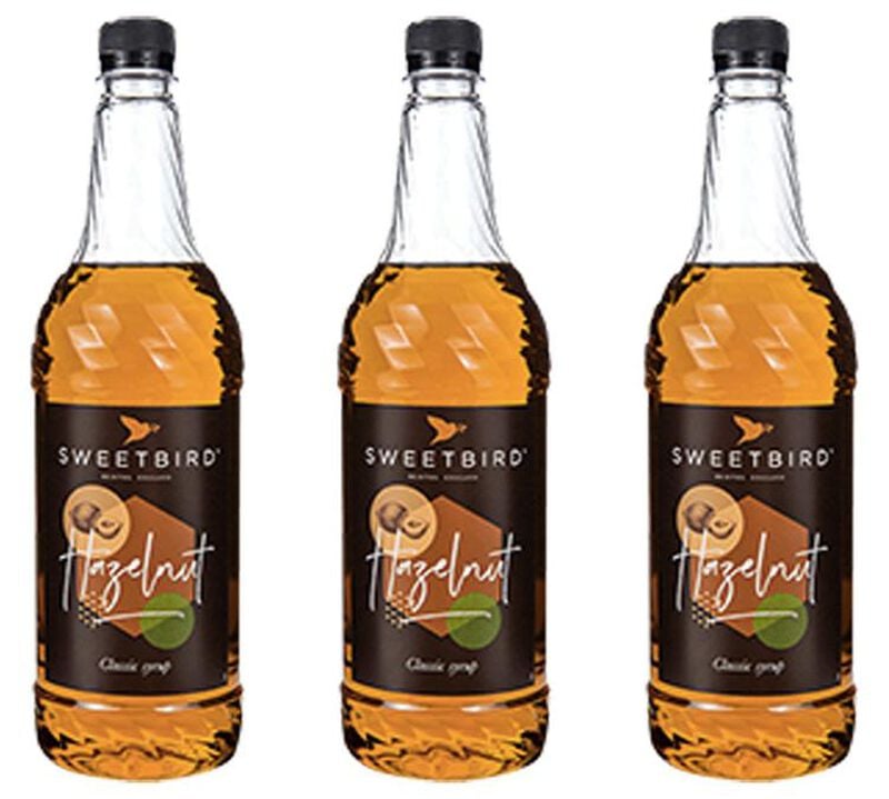 Lot de 3 Sirops - Noisette - 3 x 1L SWEETBIRD image number 0