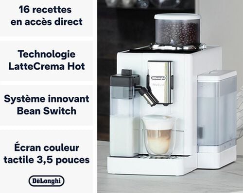 FEB 4455.W Blanc Arctique (Latte) - DeLonghi - Bon &eacute;tat image number 9