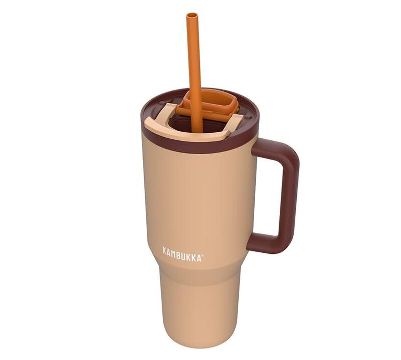 Gourde isotherme avec paille Rio Almond dream - 95 cl - KAMBUKKA image number 0