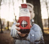 Cafflano Go-Brew portable brewing bottle in red image number 1