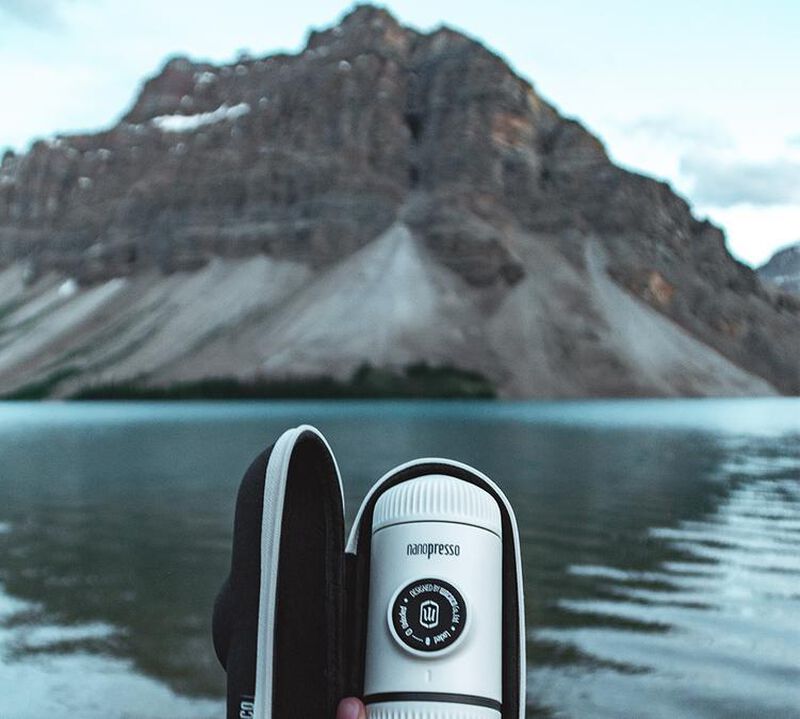 Machine de voyage - Nanopresso Elements Chill WHITE + Case - Wacaco image number 1
