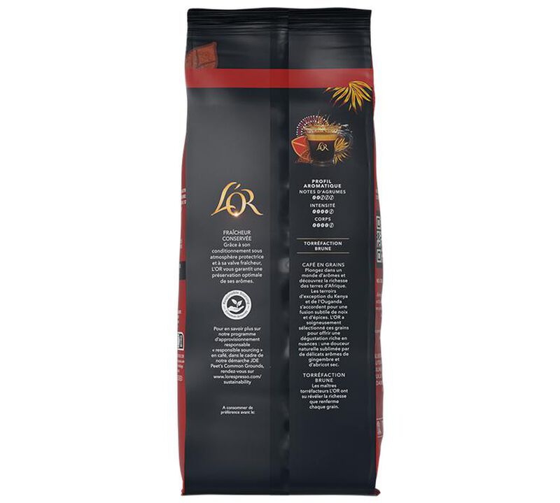 L'Or Coffee Beans Terres d'Afrique - 500g image number 1