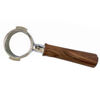 Bottomless Ascaso Steel and Walnut Portafilter - 58mm image number 0