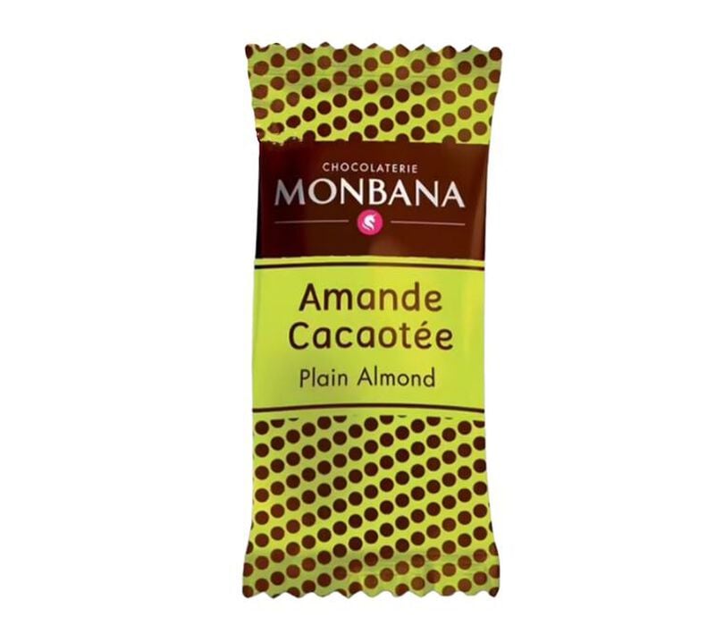 Bo&icirc;te Distributrice Monbana Amandes Cacaot&eacute;es Nature - 200 sachets DLUO 2027.01.08 image number 0