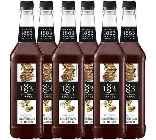 Sirop - Chocolat Duba&iuml; - 6 x 1 L - 1883 MAISON ROUTIN image number 0