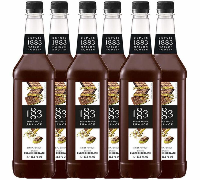 Sirop - Chocolat Duba&iuml; - 6 x 1 L - 1883 MAISON ROUTIN image number 0