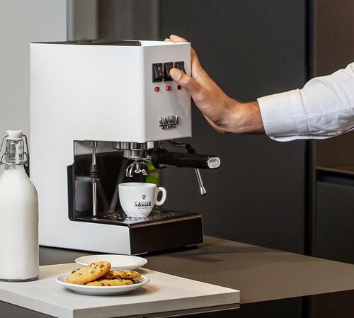 Gaggia - Macchina Espresso - Classic E24 Bianca image number 7