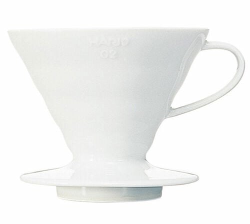 Dripper HARIO V60 VDC-02 blanc 2 &agrave; 4 Tasses