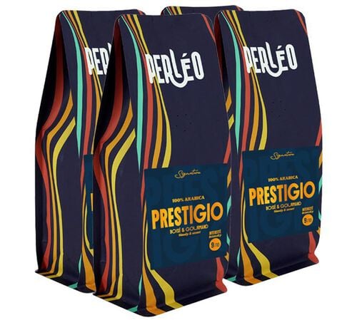 4 x 230 g - Caf&eacute; moulu - Prestigio - PERL&Eacute;O