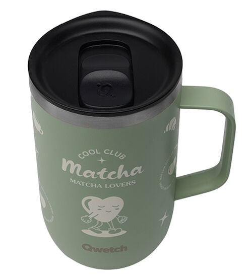 Mug tisani&egrave;re isotherme - COOL CLUB Matcha - 470ml - QWETCH image number 2