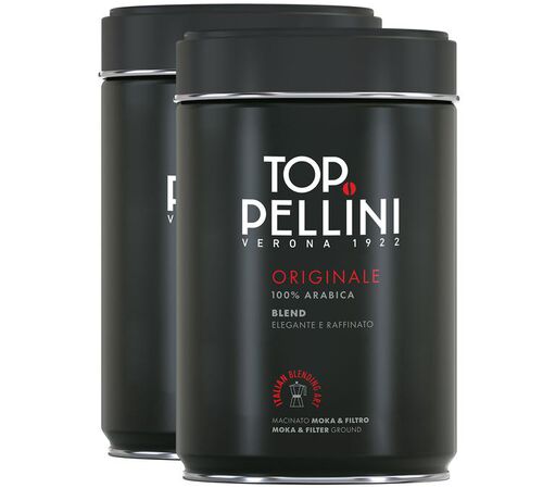 2 x 250 g - Caf&eacute; moulu - Top Originale - PELLINI