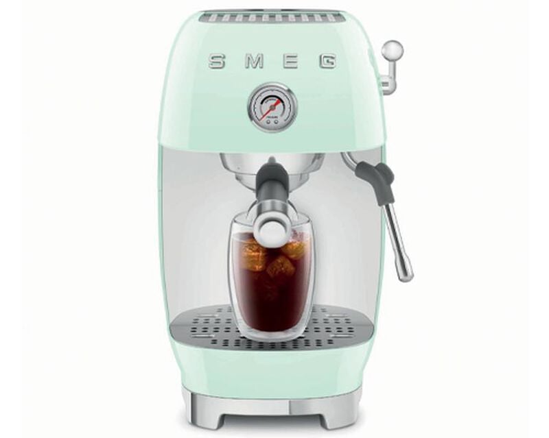 Smeg - Siebtr&auml;germaschine ECF03PGEU - mintgr&uuml;n - mit Cold Brew-Funktion image number 2