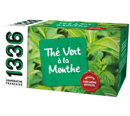 Th&eacute; Vert &agrave; la Menthe - 20 sachets - 1336 (Scop TI)