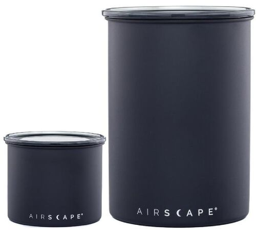 Lot 2 bo&icirc;tes de conservation noir mat 250 gr et 500 gr - Airscape