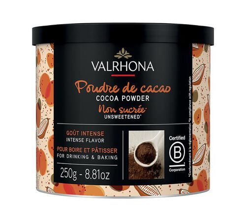 Valrhona 93% Cocoa Powder - 250g image number 0