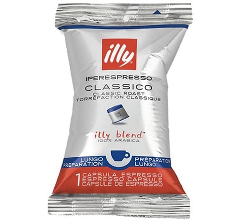 100 Capsules Iperespresso Lungo Torr&eacute;faction Classico - Illy
