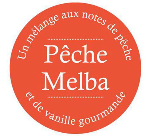 Peach Hibiscus Tea - Comptoir Fran&ccedil;ais du Th&eacute; - 100g Loose Leaf Tea image number 1