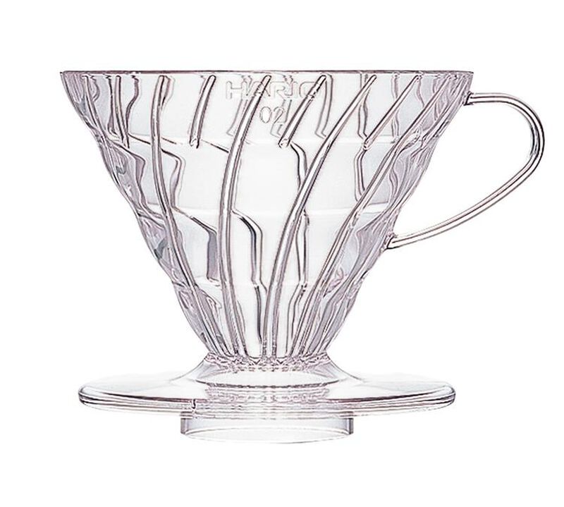 Dripper HARIO VDR-02 Transparent - 4 tasses image number 0