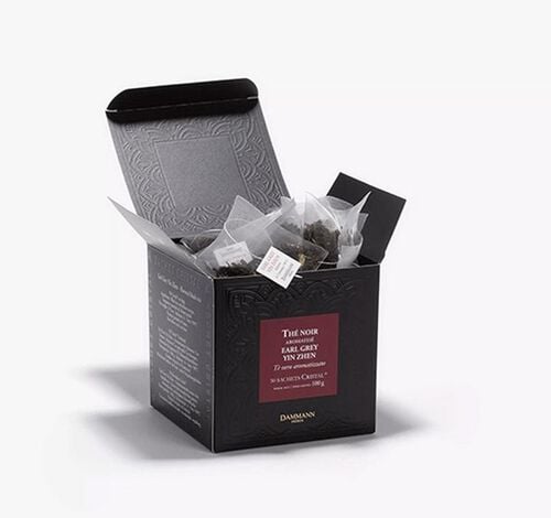 50 sachets Cristal Th&eacute; noir Earl Grey Yin Zhen - DAMMANN FR&Egrave;RES image number 1