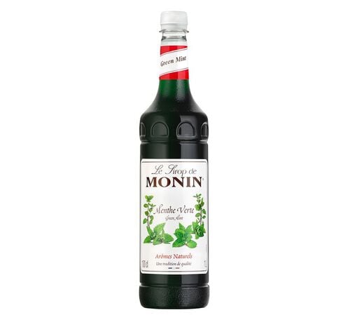 Sirop Monin Menthe - Bouteille plastique - 1L