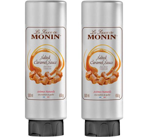 Lot de 2 Sauces Caramel Sal&eacute; 500 ml - MONIN