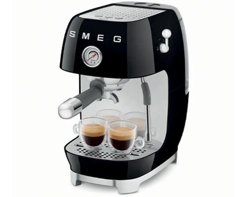 Smeg - Siebtr&auml;germaschine ECF03BLEU - Schwarz mit Cold Brew-Funktion image number 2