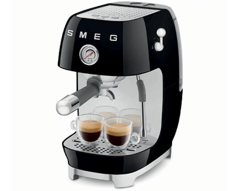 Smeg - Siebtr&auml;germaschine ECF03BLEU - Schwarz mit Cold Brew-Funktion image number 2