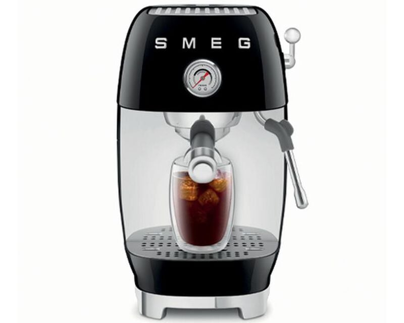 Smeg - Siebtr&auml;germaschine ECF03BLEU - Schwarz mit Cold Brew-Funktion image number 7